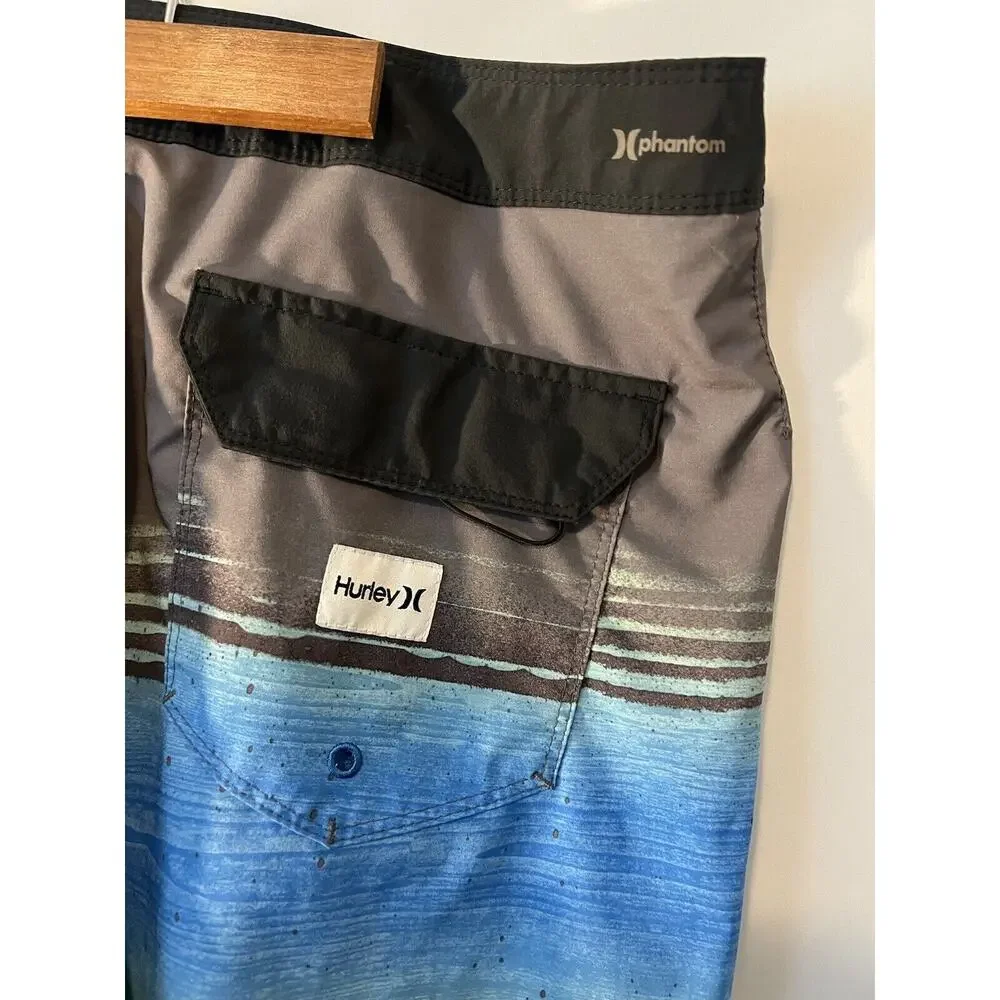 Hurley Overspray Phantom Boardshorts Size 34 Swim Trunks Shorts